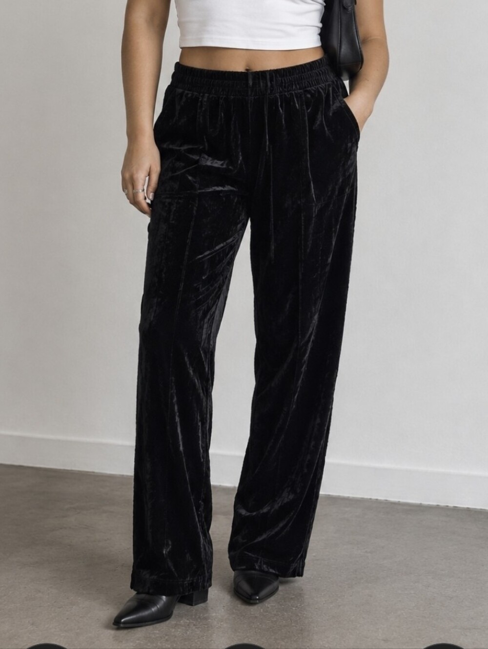 VTG Thackery Black Velvet Trousers Whimsigoth Gothcore Romantic 12